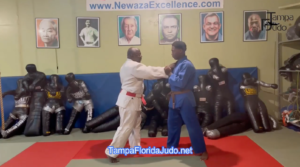 Video link of Dr. Rhadi Ferguson practicing grip fighting at Tampa Florida Judo. 
